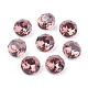 Apuntado hacia atrás & dorso plateado Diamante de imitación de cristal Cabujones RGLA-J012-10mm-515-1