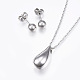 304 Stainless Steel Jewelry Sets SJEW-H059-04P-1