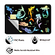 PVC プラスチック防水カード ステッカー  銀行カードの装飾用の粘着カードスキン  長方形  人魚  186.3x137.3mm DIY-WH0432-067-3
