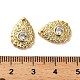 Латунные микро проложить кубического циркония подвески KK-P285-08G-3