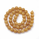 Chapelets de perles de jade naturel G-T064-59-2
