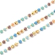 Chaînes de perles de colonne de verre CHC-F017-02-1