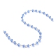 Chaînes de perles de verre électrolytique manuelles AJEW-JB00528-08-2