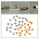 arricraft 40 Pcs Brass Crimp Beads KK-AR0003-27-5