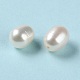 Perlas naturales abalorios de agua dulce cultivadas PEAR-E020-09-3