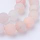 Natural Pink Aventurine Beads Strands X-G-Q462-6mm-13-4