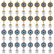 PandaHall Elite 32Pcs 2 Colors Alloy Resin Pendants with Plastic Pearl FIND-PH0008-83-1