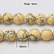 Chapelets de perles en turquoise synthétique TURQ-H038-10mm-XXS12-2