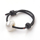 Cowhide Leather Cord Jewelry Sets SJEW-JS00979-6
