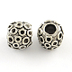 Tibetischer Stil Legierung europäische Perlen Fassungen für Strasssteine TIBEB-Q060-060-FF-1