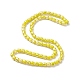 Perles de verre plaquées couleur ab GLAA-F108-12B-04-2