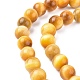 Natürlichen gelben Tigerauge Perlen Stränge X-G-G212-8mm-18-2