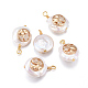 Natural Cultured Freshwater Pearl Pendants PEAR-L027-23A-1