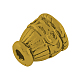 Abalorios de conos de aleación de estilo tibetano TIBE-00993-AG-NR-2