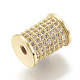 Perles de zircone cubique micro pave en Laiton ZIRC-T006-13G-1
