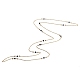 304 Stainless Steel Beaded Necklaces NJEW-H210-K-G-2