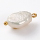 Colgantes de perlas keshi naturales PALLOY-JF00594-02-3