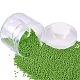 パンダホールエリート12/0グレードガラスシードビーズ  焼き付け塗料  不透明色  ラウンド  芝生の緑  2x1.5mm  穴：0.3mm  約150G /ボックス  約10000個/箱 SEED-PH0011-16-1