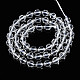 Synthétiques perles de quartz brins G-T132-046A-1-3