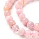 5 brins de perles de quartz rose naturel brins G-YW0002-02-2