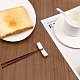 Chgcraft 10 pz poggia bacchette in ceramica supporto per cucchiaio e forchetta per la decorazione della sala da pranzo DJEW-WH0063-27-3