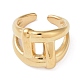 Polsino aperto in ottone&nbsp;RJEW-R143-01G-G-3