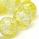 Chapelets de perles en verre craquelé peint CCG-S001-6mm-04-1