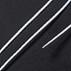 ラウンドワックスポリエステル糸ストリング  マイクロマクラメコード  ツイストコード  革縫い用  ホワイト  0.55mm  約131.23ヤード（120m）/ロール YC-D004-02C-066-3