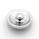 Flat Round Zinc Alloy Enamel Jewelry Snap Buttons SNAP-N010-87A-NR-2