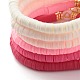 Handmade Polymer Clay Heishi Beads Stretch Bracelets Set with Heart Pattern Beads for Women BJEW-JB07449-5
