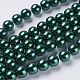 Chapelets de perles en verre nacré HY-14D-B59-1