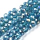 Electroplate Glass Faceted Rondelle Beads Strands EGLA-D020-3x2mm-43-1