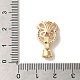 Латунные микро проложить кубического циркония раз за застежками KK-B098-06G-03-3