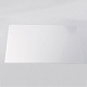 （見切りセールの欠陥：壊れたコーナー）  有機ガラスシート  クラフトプロジェクト用  兆候  DIYプロジェクト  長方形  透明  29.6x20.8x0.05cm AJEW-XCP0001-28-1