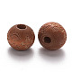 Painted Natural Wood Beads X-WOOD-N006-03A-02-2