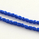 Poligono sfaccettato fili di perle di vetro GLAA-Q043-34-1