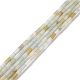 Brins de perles d'amazonite de fleurs naturelles G-M389-16-1