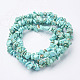 Chapelets de perles en turquoise synthétique G-D283-5x8-10-3