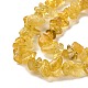 Chapelets de perles de citrine naturelle G-G011-04-4