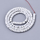 Vaporisez peints non-magnétiques synthétiques perles d'hématite brins G-R468-03C-M-2