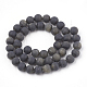 Natural Golden Sheen Obsidian Beads Strands G-T106-001B-3