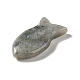 天然石ラブラドライトペンダント  魚のチャーム  39x20x7~7.5mm  穴：2.3mm G-G932-B21-4