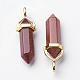 Synthetic Goldstone Double Terminated Pointed Pendants G-G902-C11-3