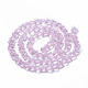 Perles en verre transparentes X-GLAA-Q066-10mm-B17-2