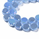 Abalorios de vidrio electroplate hebras EGLA-S194-13A-4