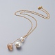 Pendentifs colliers et boucles d'oreilles ensembles de bijoux SJEW-JS01064-02-3