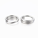 304 anelli portachiavi in ​​acciaio inox X-STAS-H413-04P-A-2