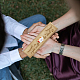 Rechteckige Schwangerschaftstest-Aufbewahrungsbox aus Holz mit Schiebedeckel CON-WH0102-003-7
