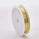 Round Copper Jewelry Wire X-CWIR-Q006-0.5mm-G-2
