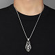 Не тускнеющие подвески из нержавеющей стали 201 NJEW-C034-38P-3